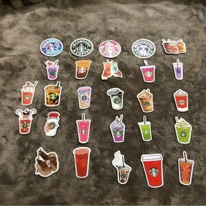 27 No Repeat Starbucks Theme Stickers